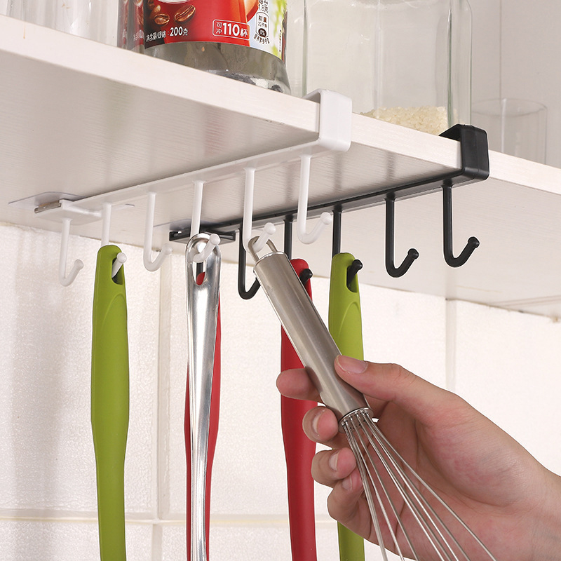 6 Hooks Storage Shelf Plastic  - Kitchen Uncle 评论和价格