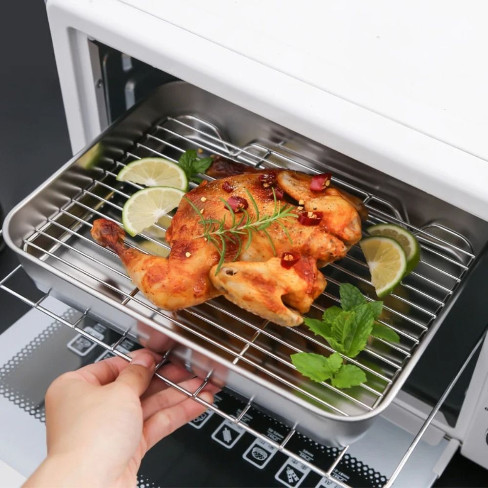 Portable Non-Stick Stainless S - Kitchen Baking Rack 评论和价格