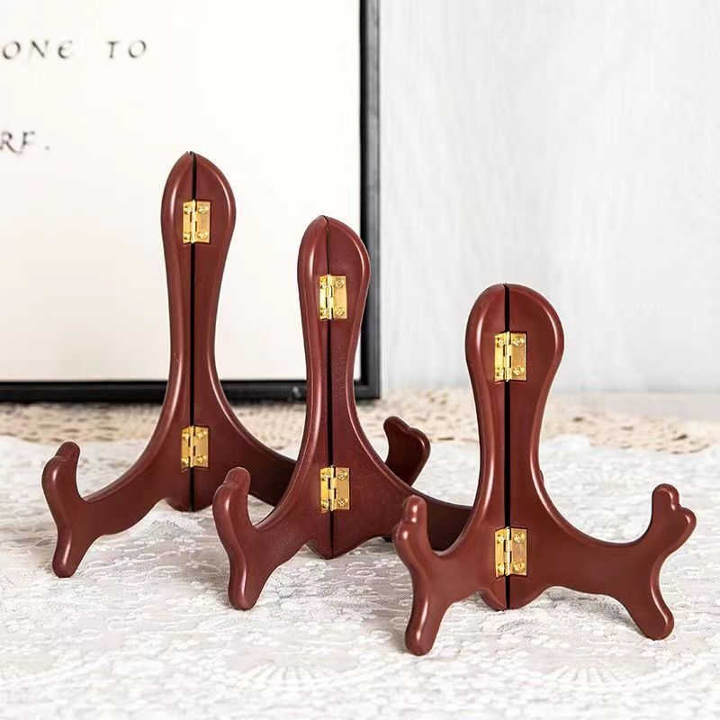 1pc Vintage Wooden Dish Displa - Kitchen Baking Rack 评论和价格