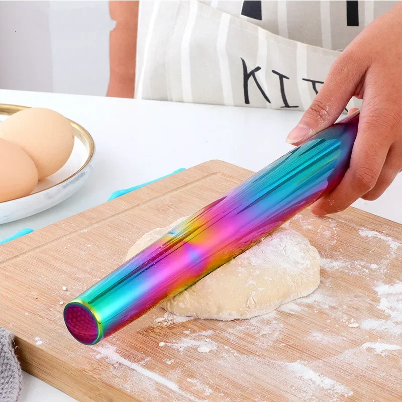 Rolling Pin 304 Stainless Stee - Kitchen Roller Baking 评论和价格