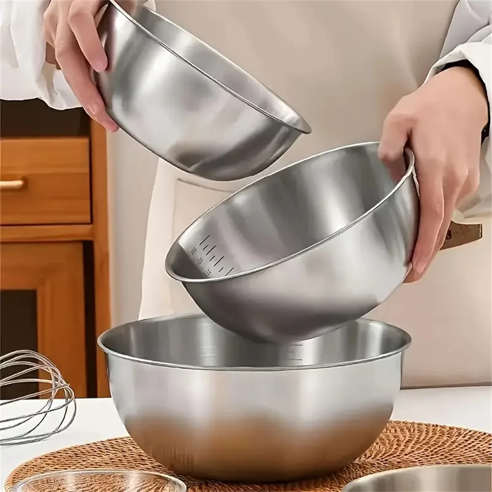 2026 Stainless Steel Mixing Bo - Baking Kitchen Set 评论和价格