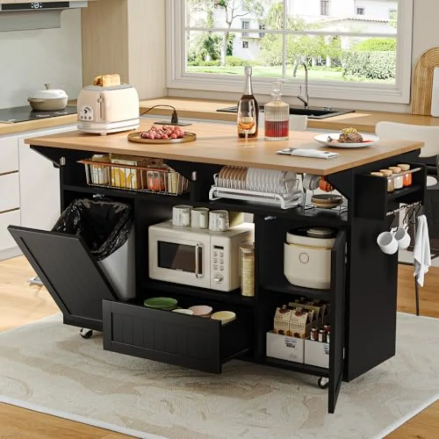 65 Kitchen Island with Drop Le - Kitchen Uncle 评论和价格