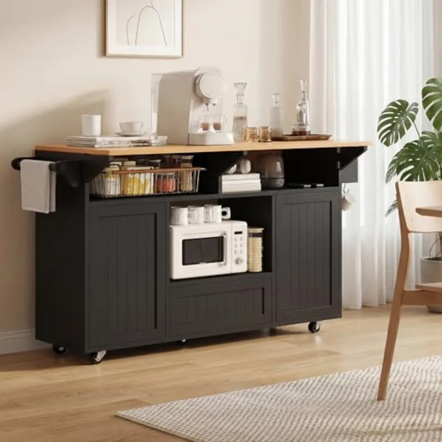 65 Kitchen Island with Drop Le - Kitchen Uncle 评论和价格
