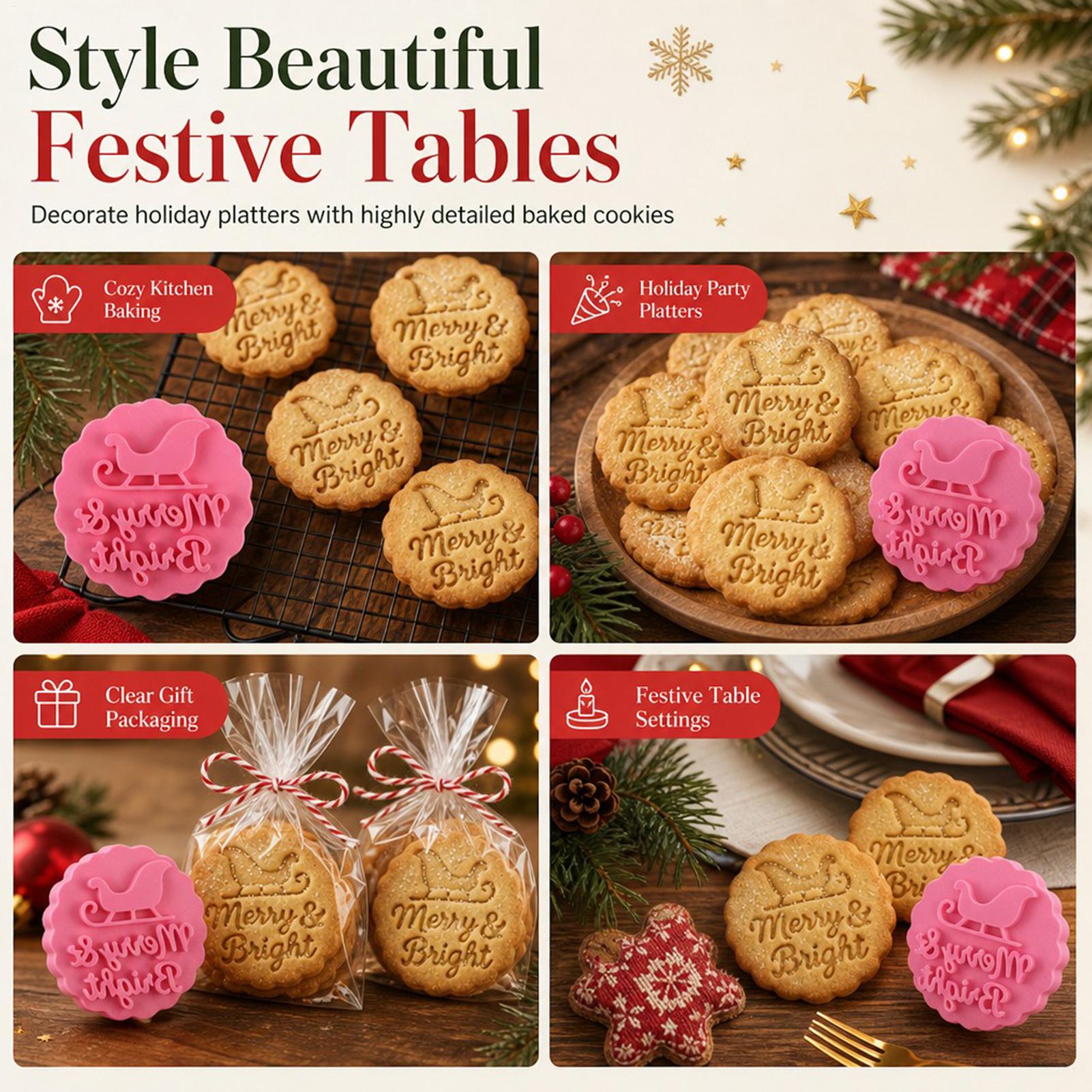 Christmas Cookie Cutter Set 10 - Baking Kitchen Set 评论和价格